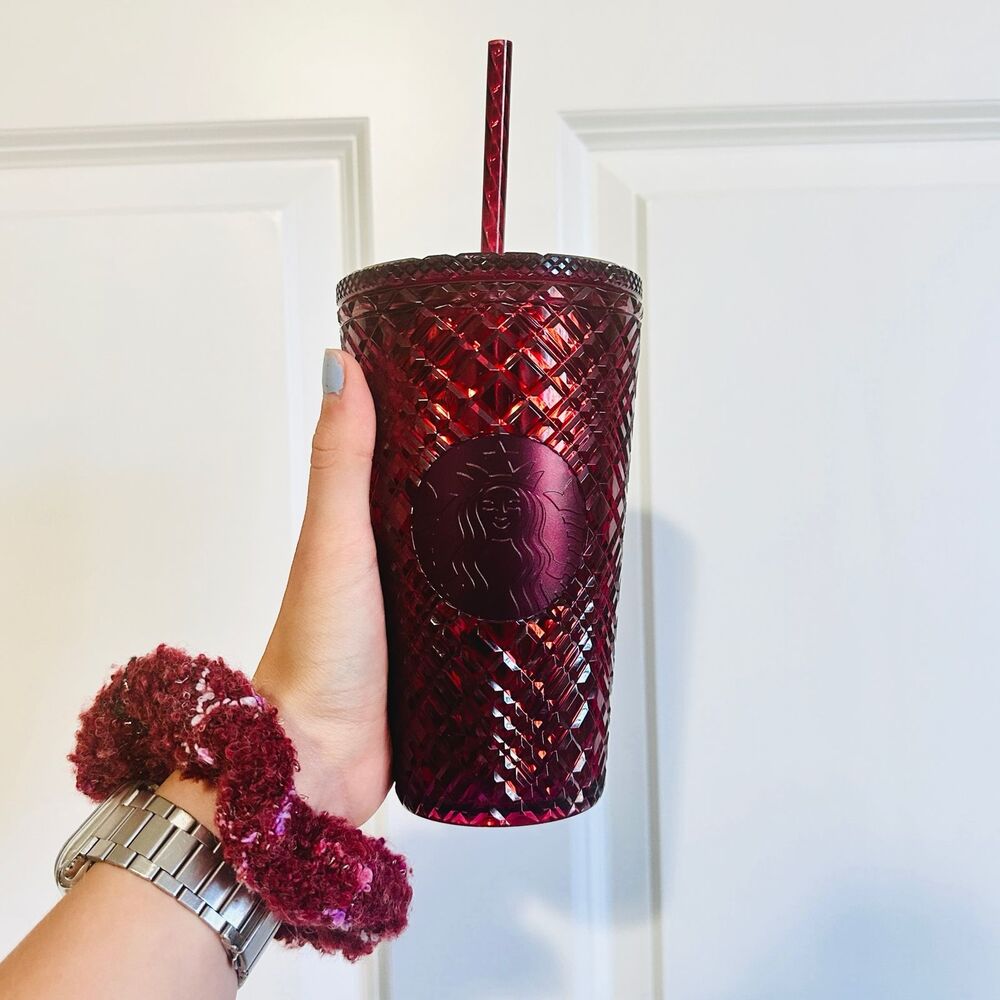 Starbucks Ruby Red Diamond Jewel Grande Tumbler